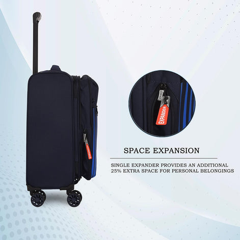 IT Luggage The Lite Lapis Blue Trolley Bag