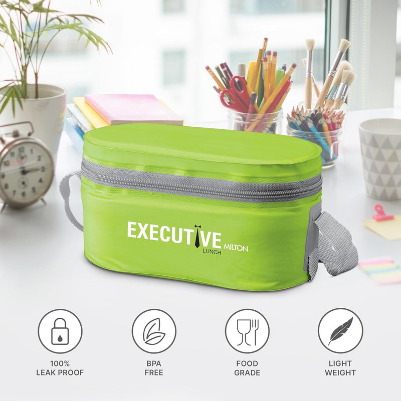 Milton Executive Insulated Lunch Box — detail view