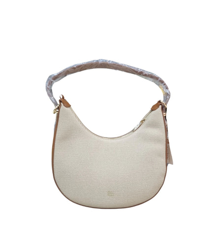 Itti Ladies Canvas Handbag MD — Women's Light Beige Bag