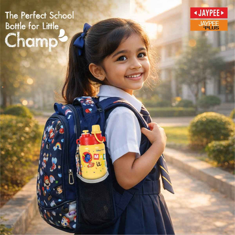 Jaypee Ribble PU Insulated SS Sipper Water Bottle for Kids 600ml