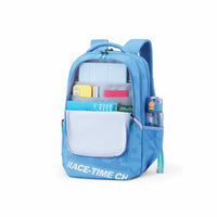 American Tourister Uni-Teen School Backpack Blue view 2