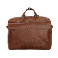 Tommy Hilfiger Premium Leather Line Ryker Business Case - image 1 of 7 - Briefcases
