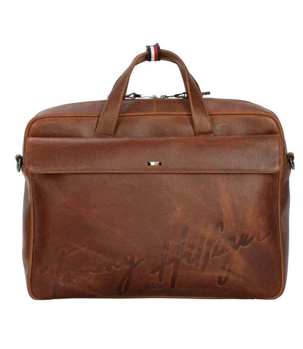 Tommy Hilfiger Premium Leather Line Ryker Business Case - image 1 of 7 - Briefcases
