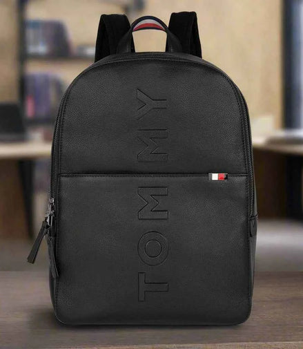 Tommy Hilfiger Premium Leather Line Time-square Laptop Backpack - image 1 of 7 - Laptop Backpacks