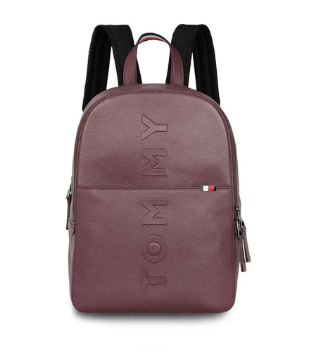 Tommy Hilfiger Premium Leather Line Time-square Laptop Backpack - image 1 of 7 - Backpacks