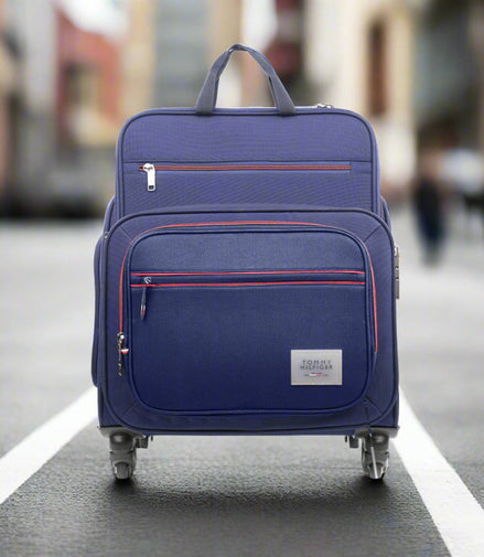 Tommy Hilfiger Taylor overnighter cabin trolley bag in Navy