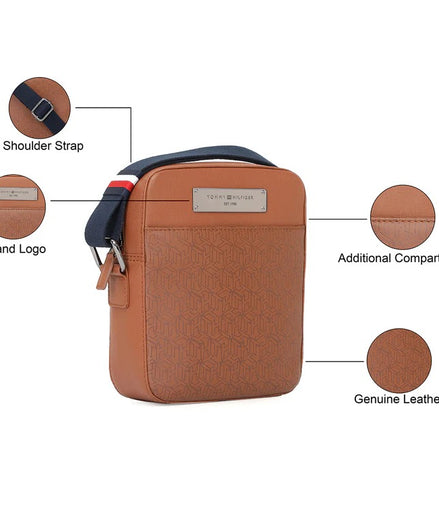 Tommy Hilfiger Ferguson Tan Sling Bag - image 3 of 6 - Sling Bag
