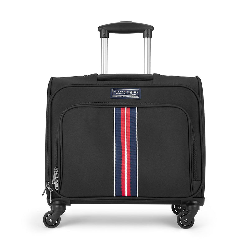 Tommy Hilfiger Nashville overnighter cabin trolley bag in Black