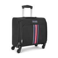 Tommy Hilfiger Nashville overnighter cabin trolley bag in Black — view 2
