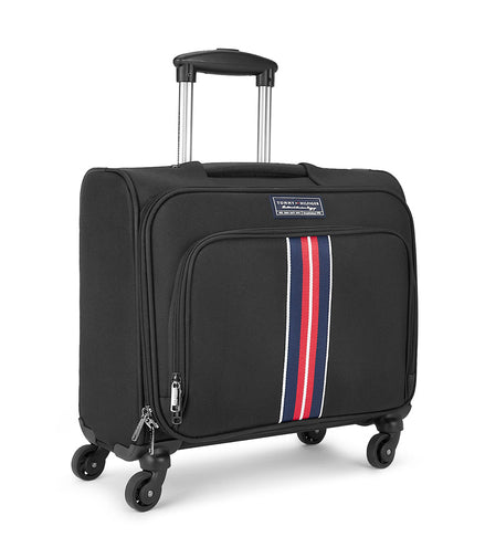 Tommy Hilfiger Nashville overnighter cabin trolley bag in Black — view 2