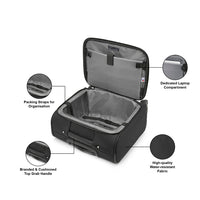 Tommy Hilfiger Nashville overnighter cabin trolley bag in Black — view 4