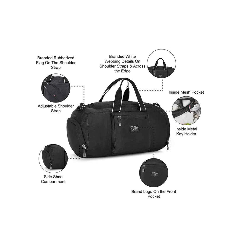 Tommy Hilfiger Declan Unisex Polyester Gym Bag - image 6 of 16 - Gym Duffel Bags