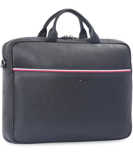 Tommy Hilfiger Black Rothenburg Laptop Bag