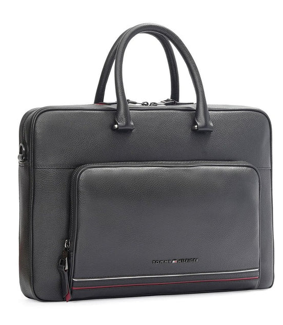 Tommy Hilfiger Black Yorkshire Laptop Bag
