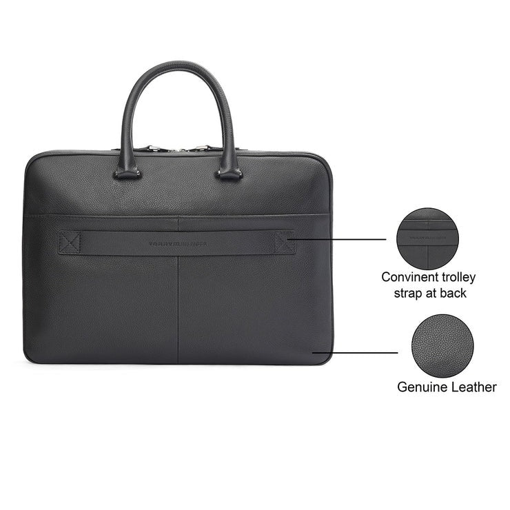 Tommy Hilfiger Black Yorkshire Laptop Bag