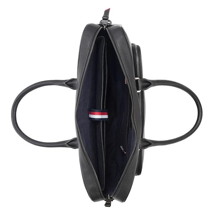 Tommy Hilfiger Black Yorkshire Laptop Bag