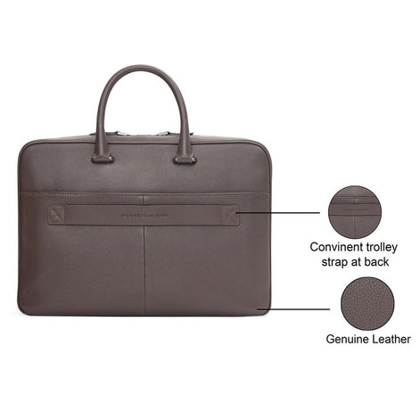 Tommy Hilfiger Brown Yorkshire Laptop Bag