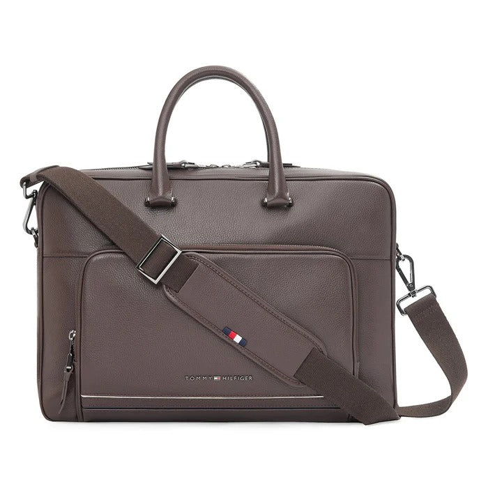Tommy Hilfiger Brown Yorkshire Laptop Bag