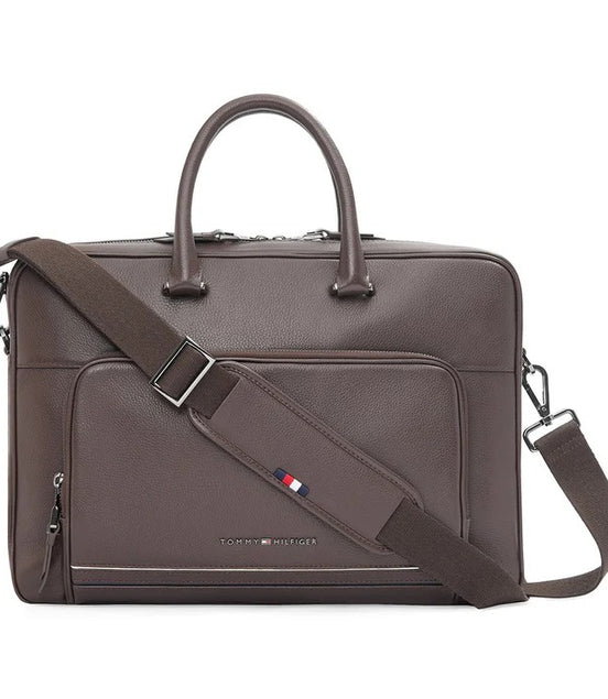 Tommy Hilfiger Brown Yorkshire Laptop Bag