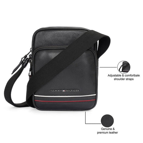 Tommy Hilfiger Smithfield Black Sling Bag