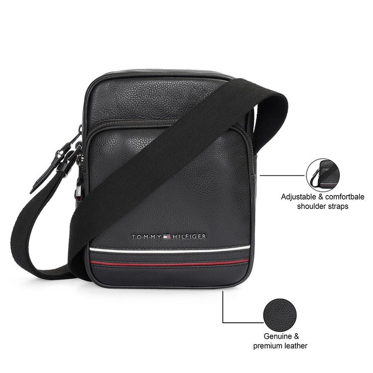 Tommy Hilfiger Smithfield Black Sling Bag