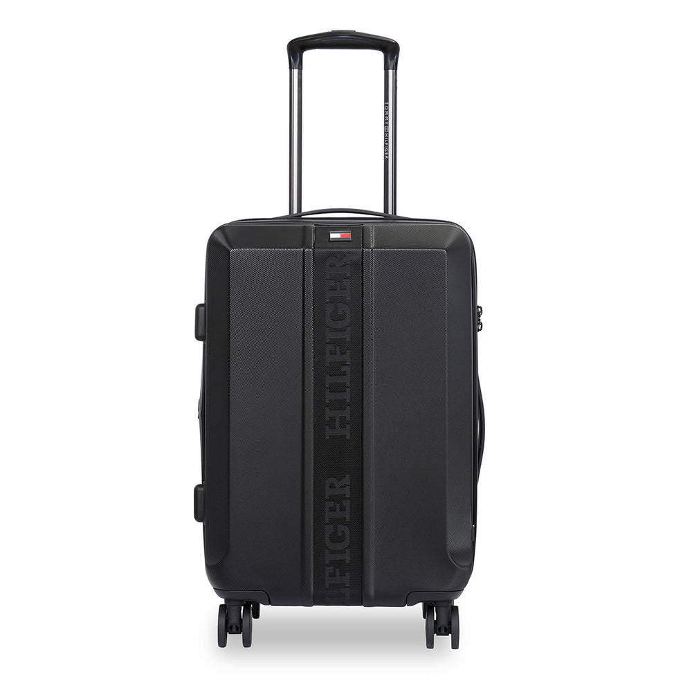 Tommy Hilfiger Arbor polycarbonate trolley bag in Black