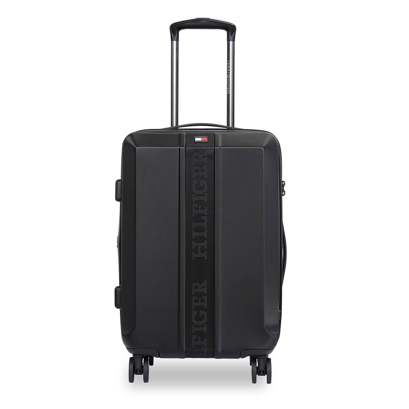 Tommy Hilfiger Arbor polycarbonate trolley bag in Black