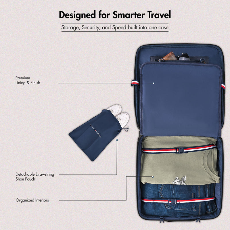 Tommy Hilfiger Lincoln overnighter in Black — view 5