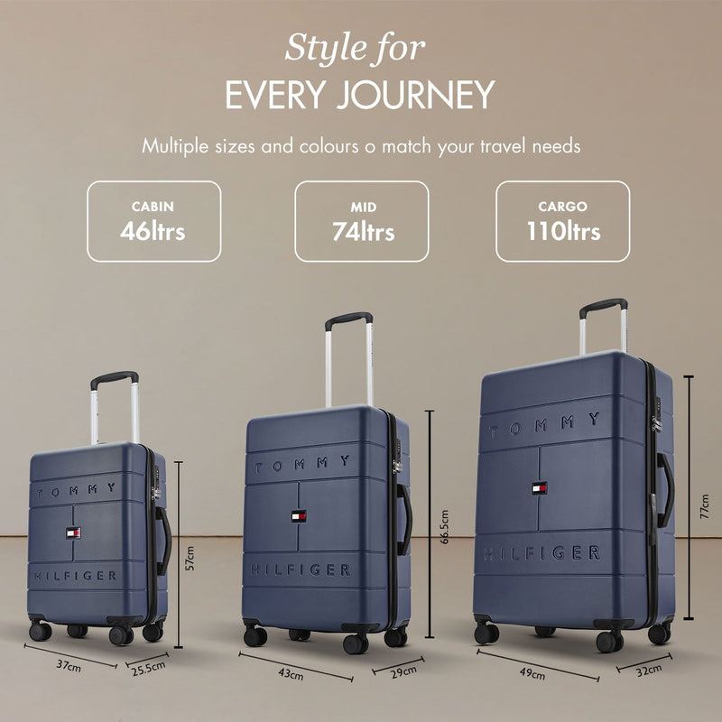 Tommy Hilfiger Fame Hard Luggage Navy detail