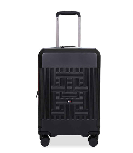 Tommy Hilfiger Patrick Hardside Trolley Bag in Black — front view