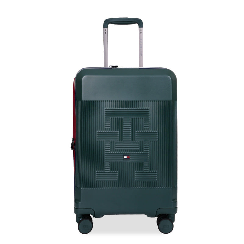 Tommy Hilfiger Patrick hardside trolley bag in Ornamental Green