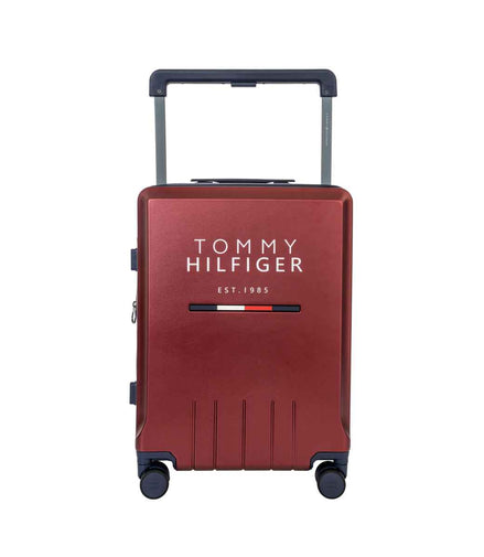 Tommy Hilfiger Broadway Hardside Trolley Bag in Wine — cabin 55cm front view