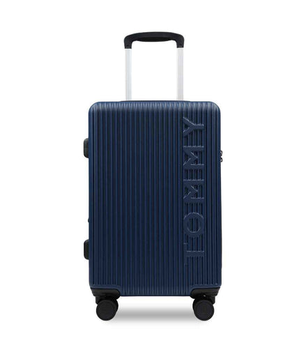 Tommy Hilfiger Empire Pro Hardside Trolley Bag in Navy — front view