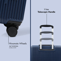 Tommy Hilfiger Empire Pro hardside trolley bag in Navy - view 2