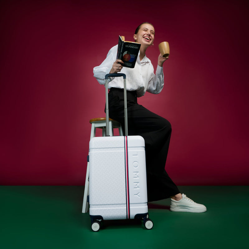 Tommy Hilfiger Millennia X hardside trolley bag in White - view 2