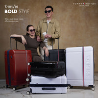 Tommy Hilfiger Millennia X hardside trolley bag in White - view 3