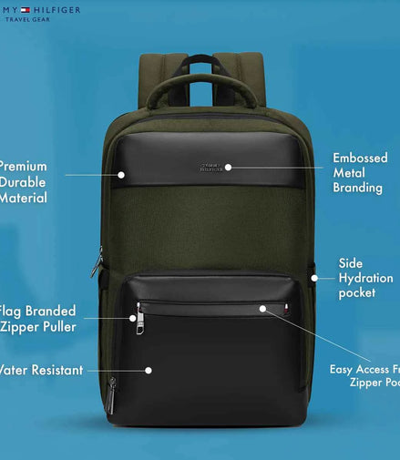 Tommy Hilfiger Airvane Laptop Backpack - image 1 of 17 - Laptop Backpacks