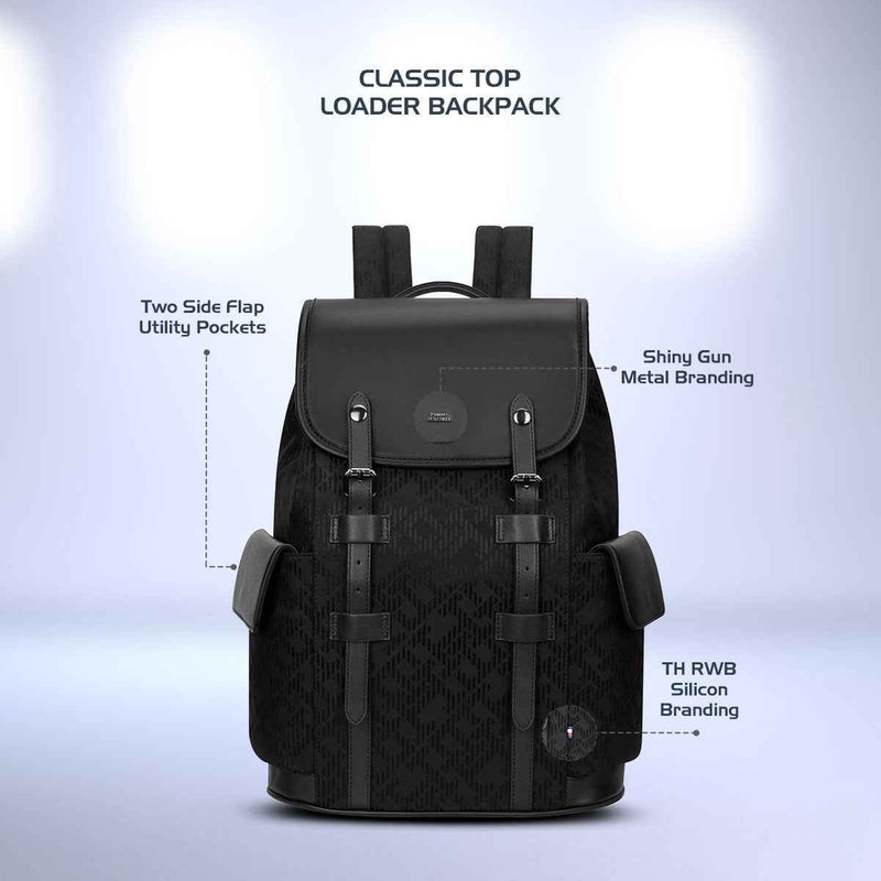 Tommy Hilfiger Alden Flap-Top Laptop Backpack