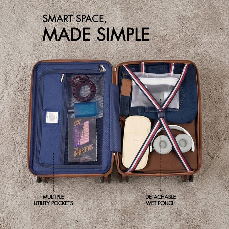 Tommy Hilfiger Edison Hard Luggage Olive detail