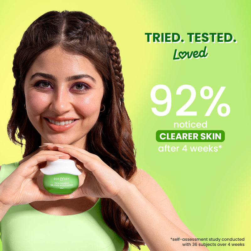 Dot & Key Peace Out Acne Super Cica Duo texture