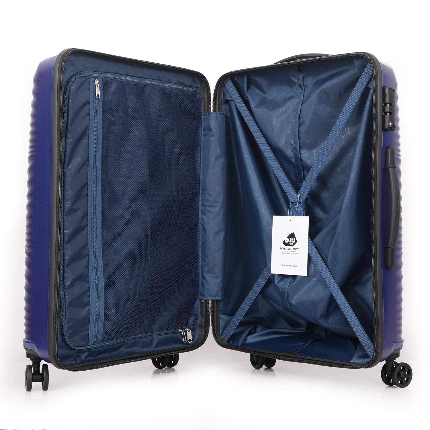 Kamiliant Waikiki Dlx Midnight Blue Trolley Bag