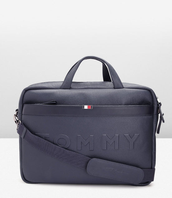 Tommy Hilfiger Navy Blue Galveston Laptop Bag