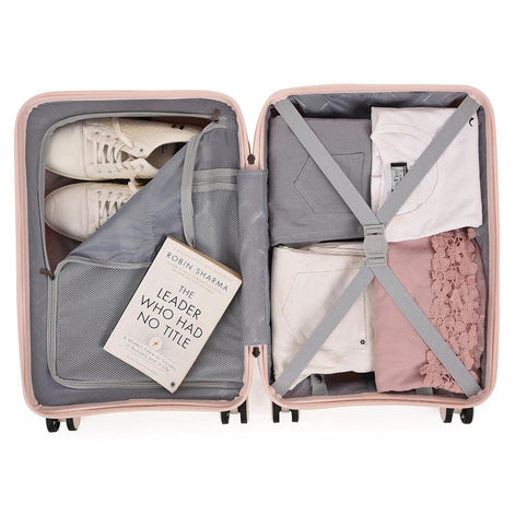 IT Luggage Spontaneous Soft Pink Trolley Bag