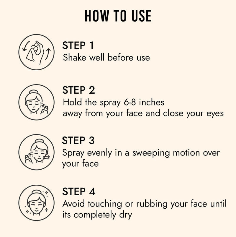 Nykaa Matte to Last! Makeup Setting Spray — back view