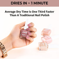 Nykaa Quick Dry Nail Enamel — side view