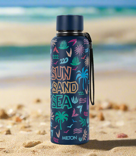 Milton Sun Sand Sea 3D UV Printed Aura Thermosteel Bottle