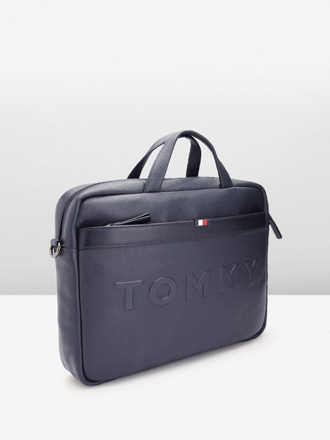 Tommy Hilfiger Navy Blue Galveston Laptop Bag