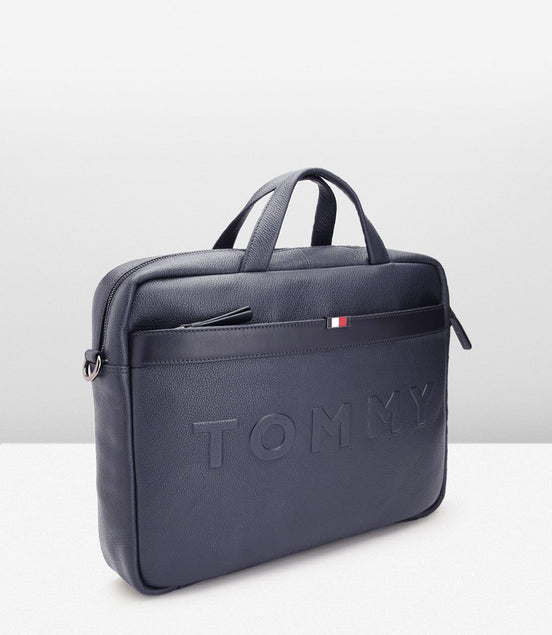 Tommy Hilfiger Navy Blue Galveston Laptop Bag