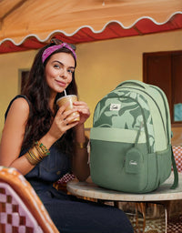 Genie Alba 40L Laptop Backpack Green — view 5