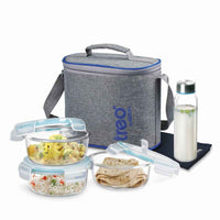 Treo by Milton All Fresh Premier Borosilicate Glass Tiffin Set